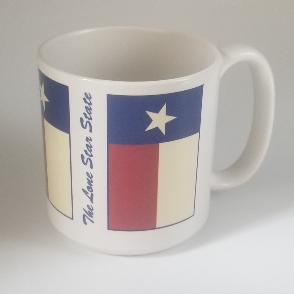 large Texas lone state coffee mug